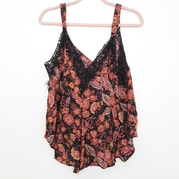Intimately Free People Floral Cami Tank Top M - Picture 2 of 5